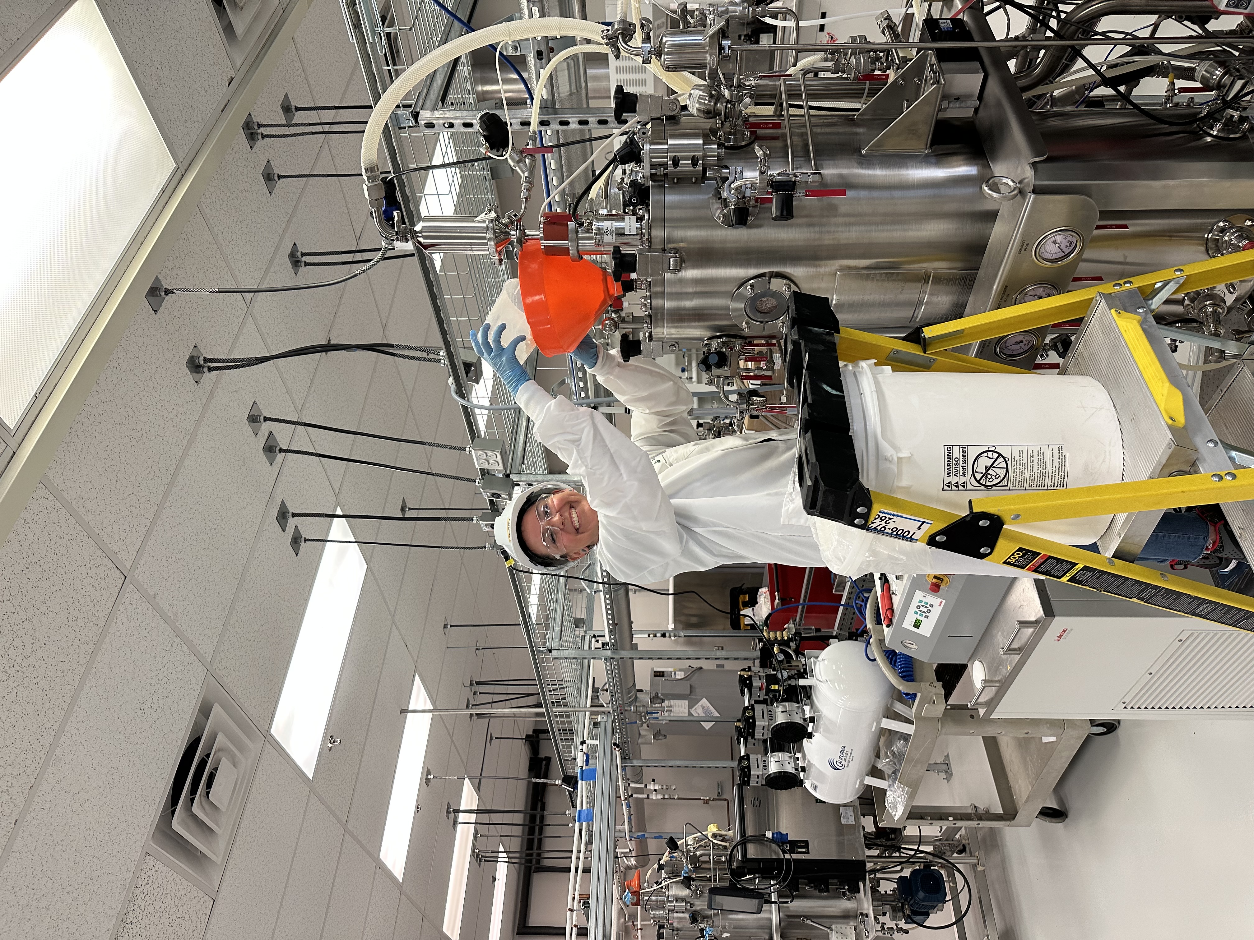 Disc-stack centrifuge in the Growth Curve downstream processing suite